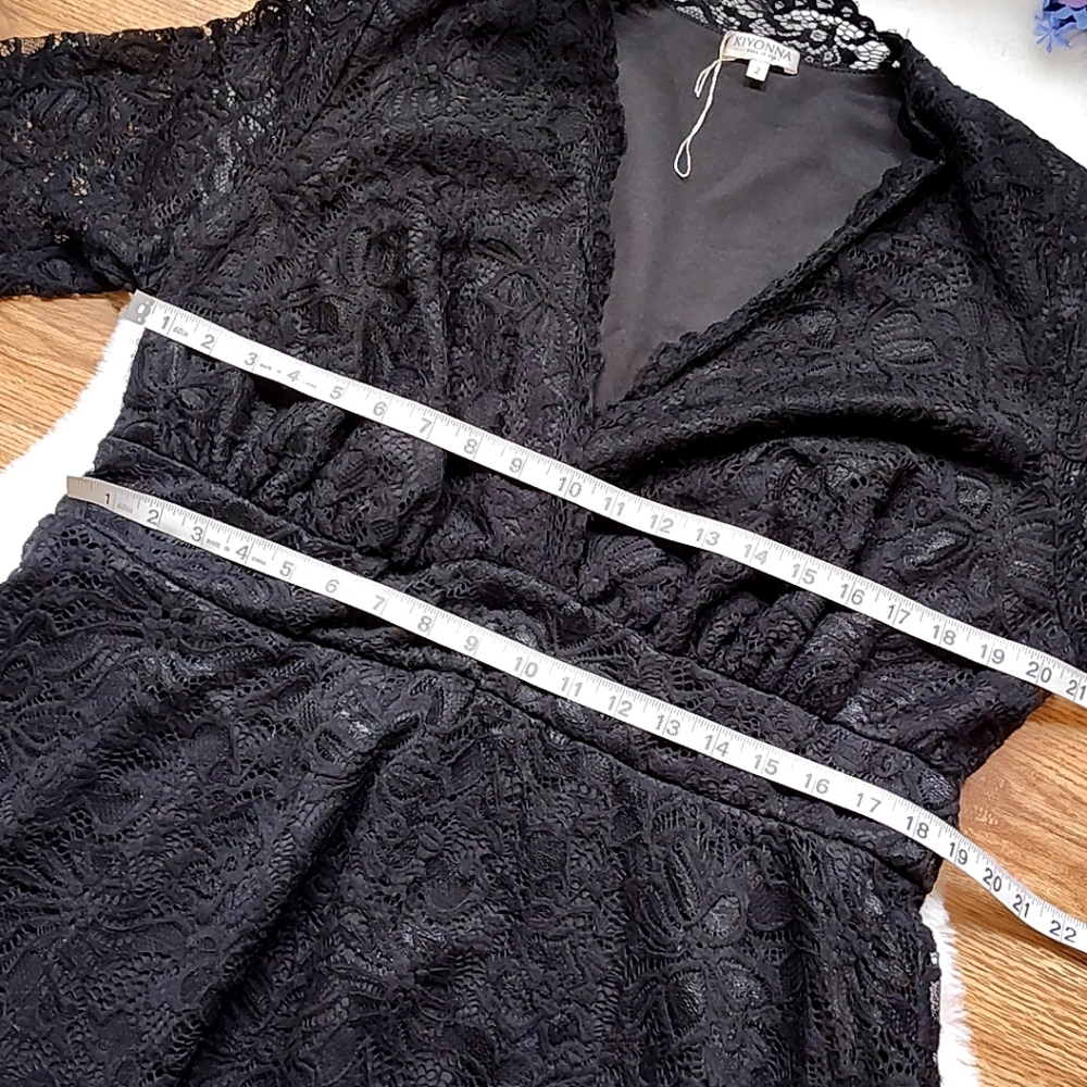 Kiyonna Mademoiselle Lace Cocktail Dress - Picture 9 of 16